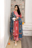 Lawn 3pc with diamond dupatta Unstiched