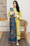 Lawn 3pc with diamond dupatta Unstiched