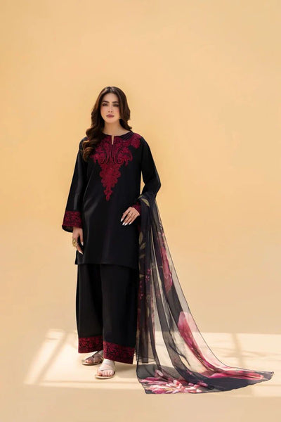 Lawn 3pc with diamond dupatta Unstiched