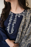 Lawn 3pc with diamond dupatta Unstiched