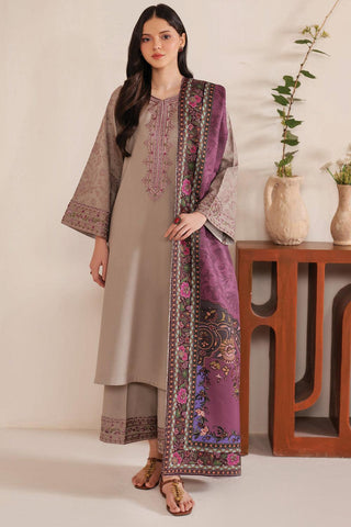 Lawn 3pc with diamond dupatta Unstiched