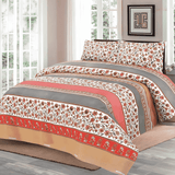Cotton Salonica 3pc Bedsheet - Pink Stripe