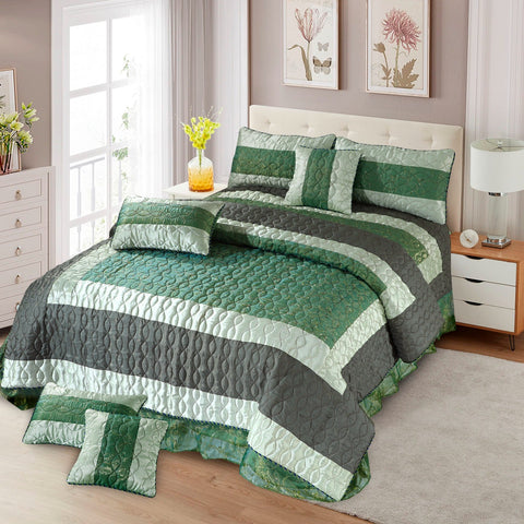8pc Quilt Bed Set