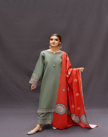 Lawn 3pc Unstiched